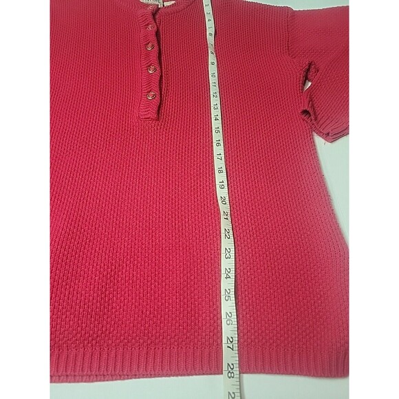 Vintage Stefano International Red Chunky Knit Christmas Sweater Sz M - Picture 4 of 10